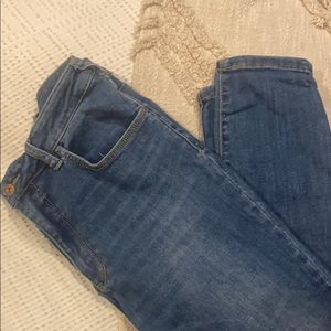Pilcro high-rise denim legging jeans - size 32